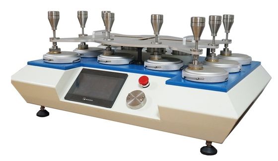 LCD Display Martindale Abrasion Tester ,Pilling Test Equipment 6 Working Station